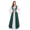 Choni Choice Medieval Dress, Aristocratic, Renaissance, Gothic Style, Maid, Retro Silhouette, Long Sleeves, Long Dress, Plus Sizes, Women's and Adult