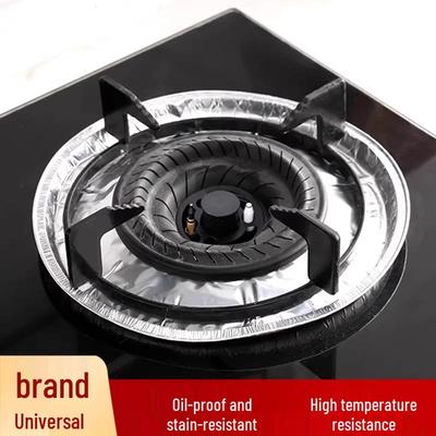 Autocollant Protecteur Anti-Huile pour Cuisinière à Gaz - Coussinet de Couverture en Feuille d'Aluminium