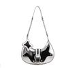 Women's Bag  New French Niche Fashion Splicing Underarm Bag Simple and Popular Shoulder Handbag