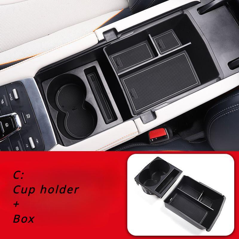 Armrest Storage Box Cup Holder for BYD Song Plus DMi EV 2024 2024 2024 Cup Holder Car Interior Decoration Tidying Accessories