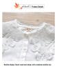 2022 Girls' Long Sleeve Lace White Shirt - Casual Spring Toddler & Student Apparel