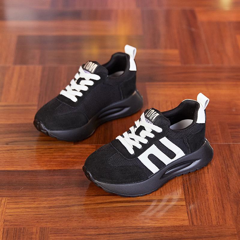 Platform dad shoes women's autumn new versatile feet small German training shoes outdoor mountaineering casual sports shoes casual shoes