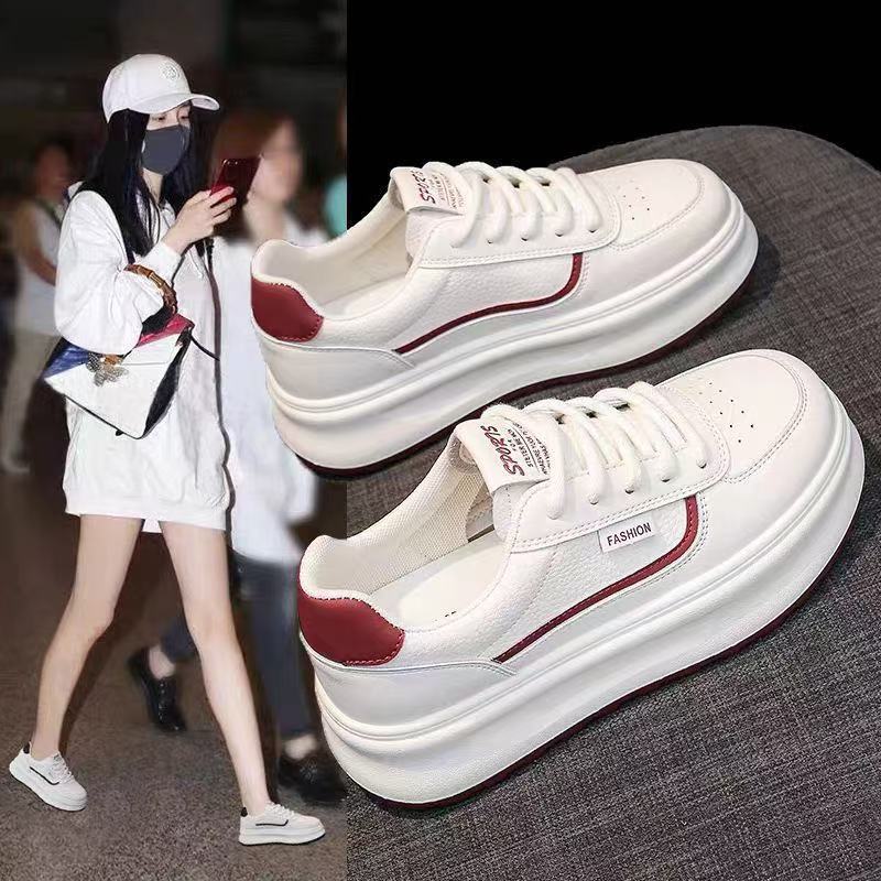 Zi spring new thick-soled ins tide increases leisure sports board shoes tide shoes 35