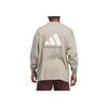 adidas Basketball The 2025 Collection Chapter 02 BB LS Casual Round Neck Pullover Long Sleeve T-Shirt Unisex Tops Light-Sesame-Gray-Brown JD6130