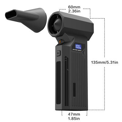 Novo Soprador de Ar Z2 4 Velocidades Ajustáveis Soprador Turbo a Jato Com Luz LED Display de Bateria Sem Fio Limpador de Ar Comprimido 110000RPM