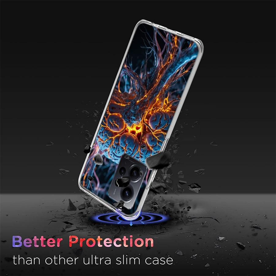 The Cerebral Cortex And Key Components Phone Case For Redmi 12 13C 12C 15C 9 10 10C Note 13 Pro Plus 14 15 Pro 9T 9C 9A TPU Soft