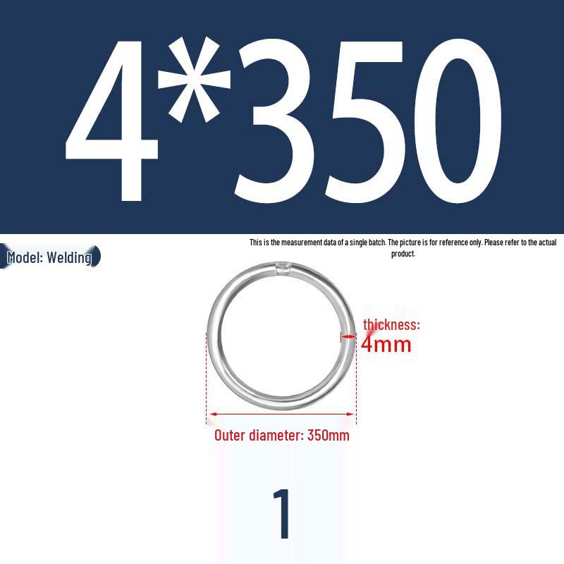304 Stainless Steel Seamless O-Ring for Lifting and Hammock Yoga Connection