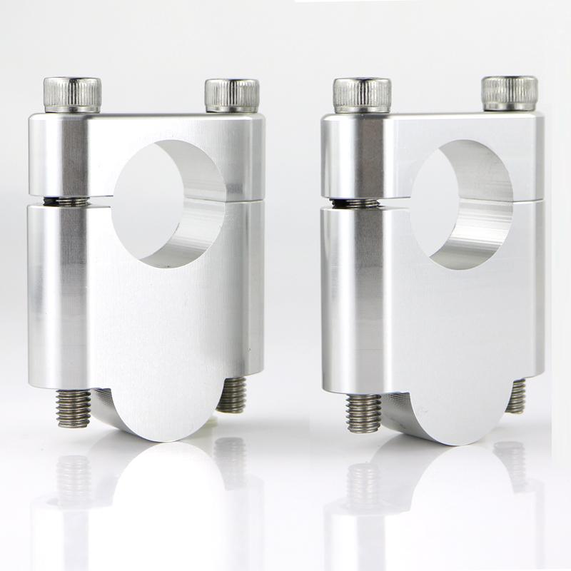 Motorcycle Handlebar Riser Fat Mount Clamps 22mm 7/8" For ROYAL ENFIELD Hunter 350 Hberg FE600E Husqvarna SM 450 610 WRE125