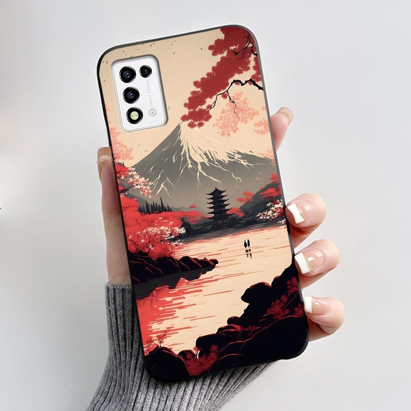 For ZTE Libero 5G III, A202ZT Soft Silicone Black Case For ZTE Libero 5G II, A103ZT Popular Pattern Panda Shockproof Shell