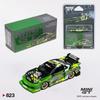 MINIGT 823 Auf Lager 1:64 Nissan LBWK LB Super Silhouette S15 SILVIA #555 V2 2024 Diecast Auto Modell Sammlung Spielzeug