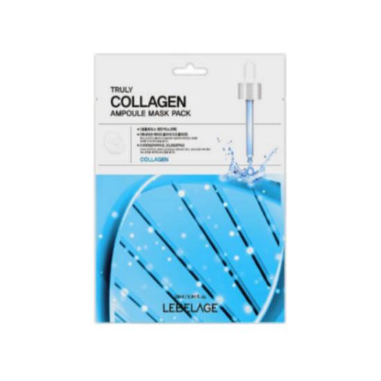 LEBELAGE Truly Collagen Ampoule Mask Pack Hydrating Firming Sheet Mask 1pc