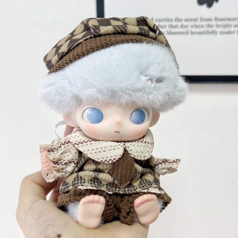 15cm DIMOO Doll Outfit Set Cotton Clothes Collectible Vinyl Figure Dress-Up Accessories