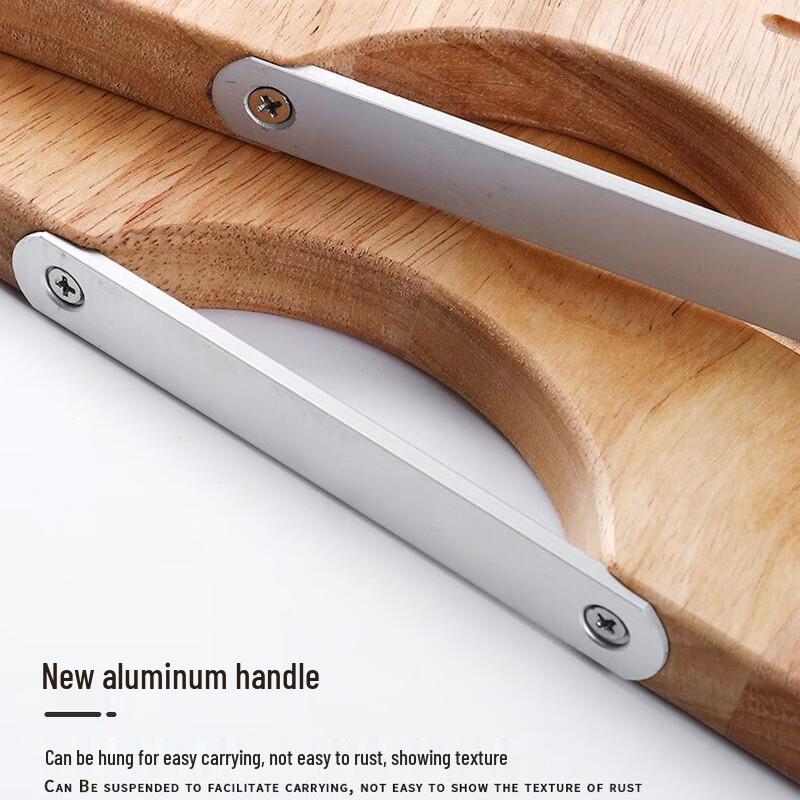 Solid Rubber Wood Cutting Board
