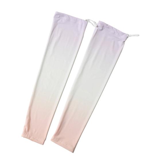 Drawstring Sun Protection Sleeves for Women UPF50+ Anti-Slip Adjustable Arm