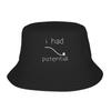 I Had Potential Project Hail Mary Bucket Hats Headwear Accessories Funny Sarcastic Fishing Hat for Unisex Women Bob Hat Foldable