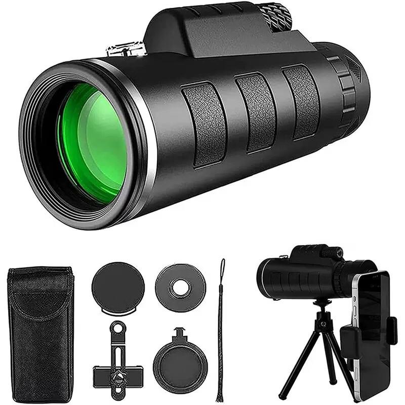 High-Definition Monocular Telescope with Smartphone Holder