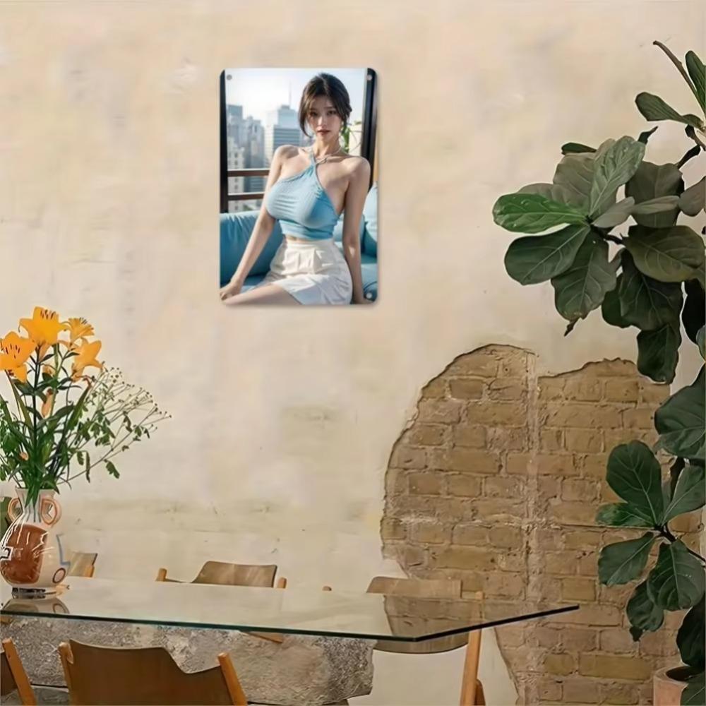 Vintage Metal Tin Sign Retro Wall Decor 8x12 Inches