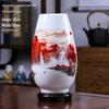 Modern Minimalist Ceramic Vase for Dried Flowers - Porcelain Ornament for Living Room Decor