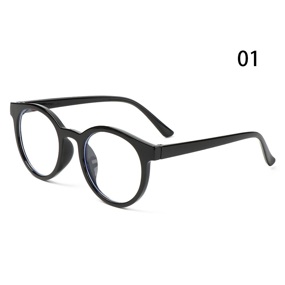 Portable Glasses Protection Online Classes Anti-blue Light Round Eyeglasses Kids Glasses Ultra Light Frame
