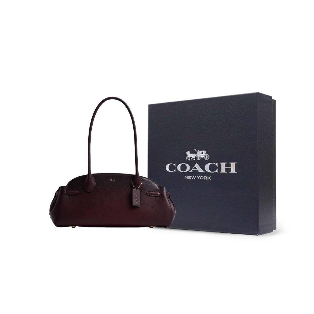 Coach Empire Carryall 34 Bowling Bag Women Handbags Merlot CCC30-B4MER
