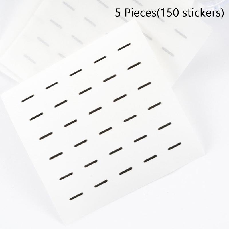 

5 шт. Безклеящиеся накладные ресницы Самоклеящаяся полоска Водонепроницаемая Многоразовая полоска-клей для ресниц Инструмент для макияжа Клейкая лента для ресниц чистый