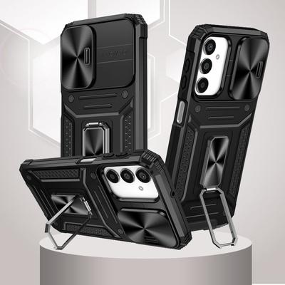 Pour Coque Samsung Galaxy A24 Samsung A14 A24 A34 A54 5G Housse Coulissante Protection Caméra Coque Armure Anneau Support Téléphone Arrière