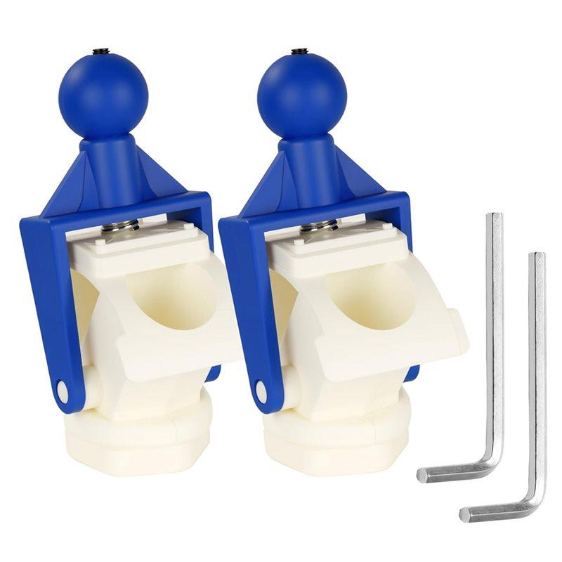AB34-Honey Bottle Tap Honey Gate Valve,Plastic, 2Pcs For Bucket With Screwdriver, Honey Bottling, Honey Extractor