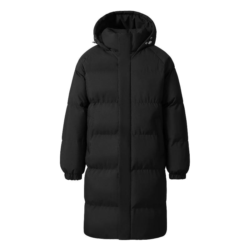 

Чоловіча Жіноча Зимова Куртка Довга Холодостійка Для Подорожей На Відкритому Повітрі Сніжна Пухова Куртка Вітрозахисне Бавовняне Пальто Чоловіче Товсте Тепле Довге Парки S чорний