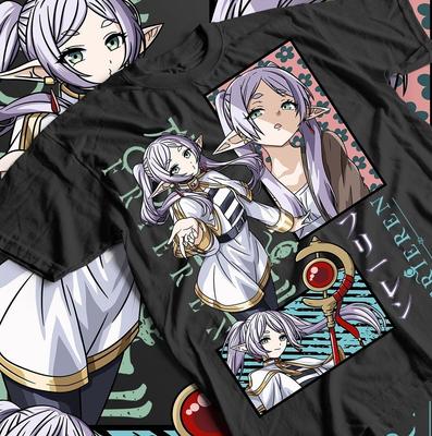 T-shirt Cadeaux Anime, T-shirt Fille Fern Stark, Beyond Journey's End, Frieren, Tous