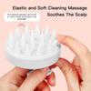Silicone Shampoo Brush Head Scalp Massage Comb Clean The Scalp Thoroughly Body Massage Brush Bath Brush Salon Hairdressing Tool