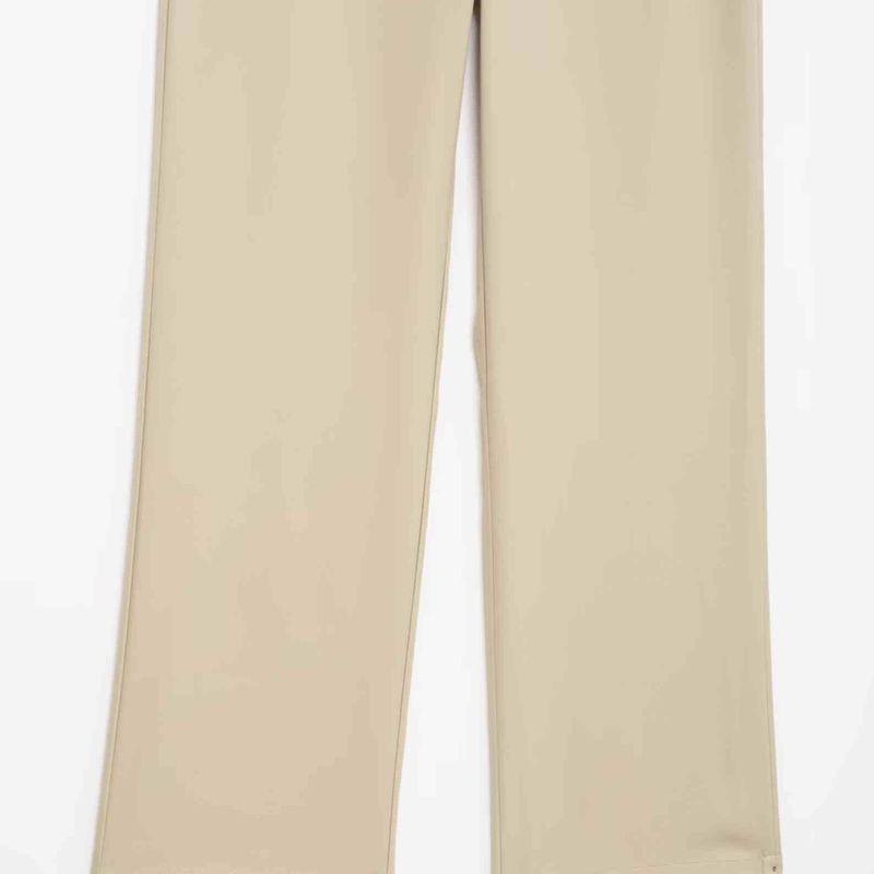 Kaslead New Arrival Women's Fashion Style Stylish Simple and Versatile Casual High-Waisted Trousers Wide Leg Pants