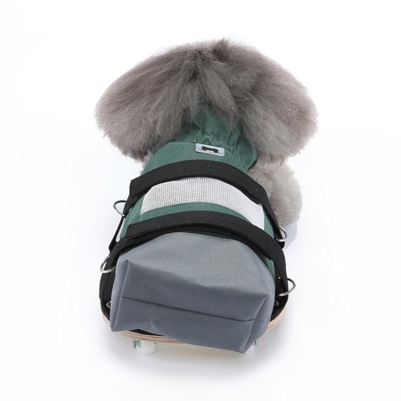 Indoor Dog Wheelchair Alternative for Paralyzed Pet Pet Scooter Wheelchair Dog Drag Bag for Protects Chests and Limbs