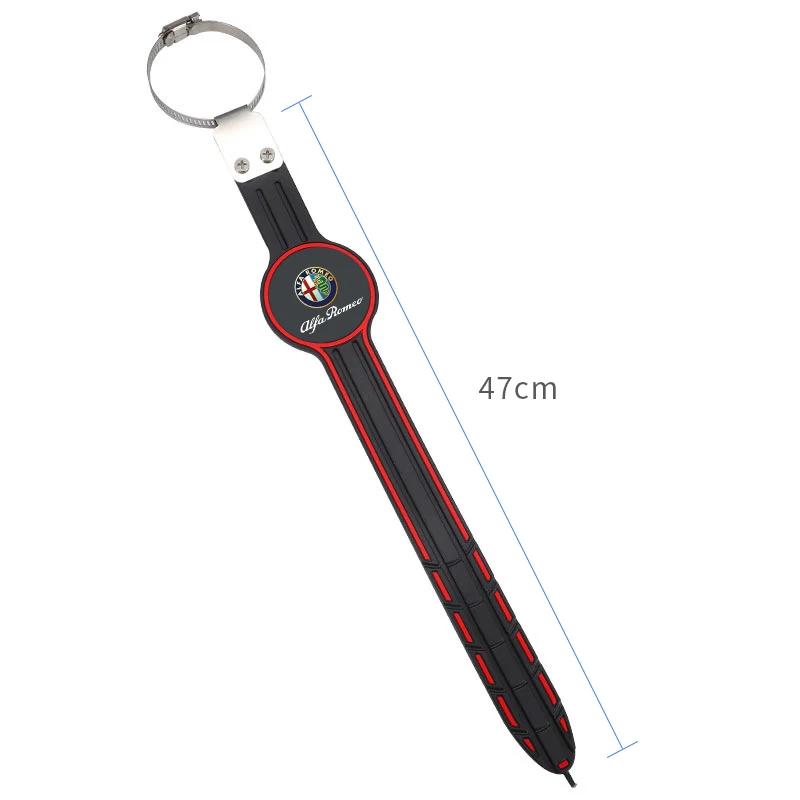 Hub Caps 1Pcs Anti Static And Wear-Resistant Towing Belt For Automobiles For Alfa Romeo 156 159 147 4C 8C 166 Giulia Giulietta M CVR1