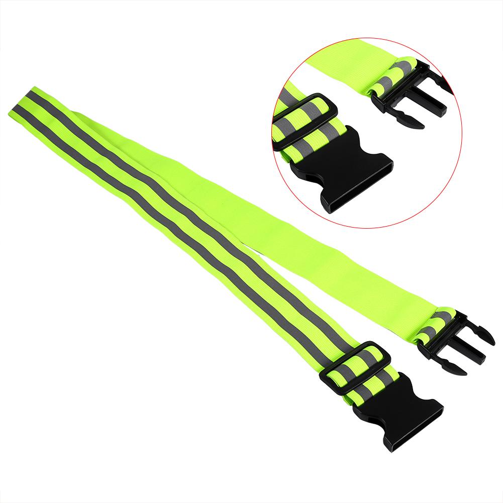 High Visibility Reflective Gear Adjustable Safety Belt Elastic For Outdoor Sports