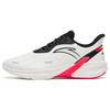 DuCi4 Shock Absorbers With Slip Resistant Features Low Top Running Shoes Men's White Black Red Sneakers 112315520-8