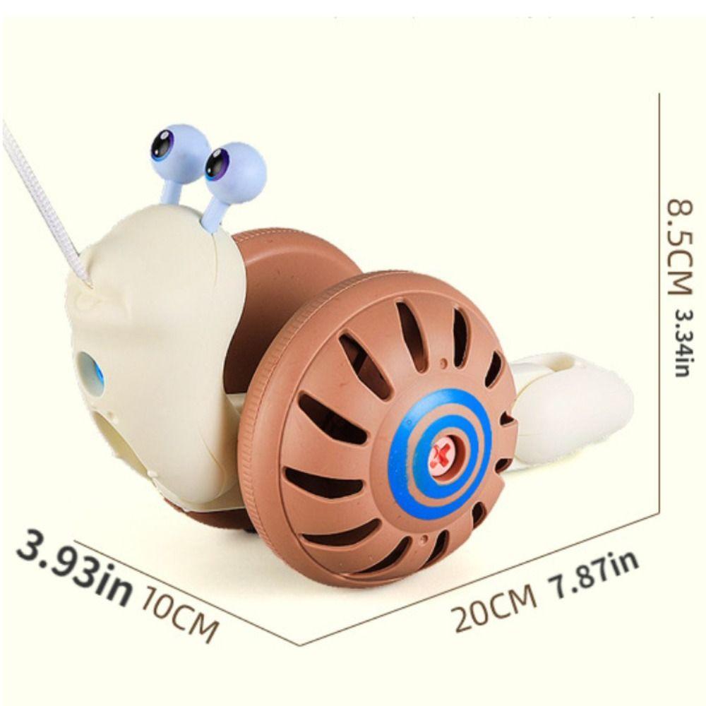 Snail Traction Rope Snail Toy With Traction Rope Cartoon Walking Animal Toy  Children Kids