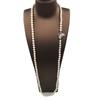 AA-grade 90 Cm Long Freshwater Pearl Necklace 7-8 Mm Round Sweater Pearl with Butterfly Accessories Good Quality Nature Necklace