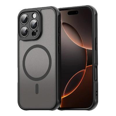 Phone Case For iPhone 16 Pro,strong Magnetic Shockproof Bumper Hybrid Cover For iPhone 16 Pro