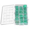 Kit 270 O-ring verdi Gomma Resistente all'usura O-ring Set assortimento di tenuta per automobile