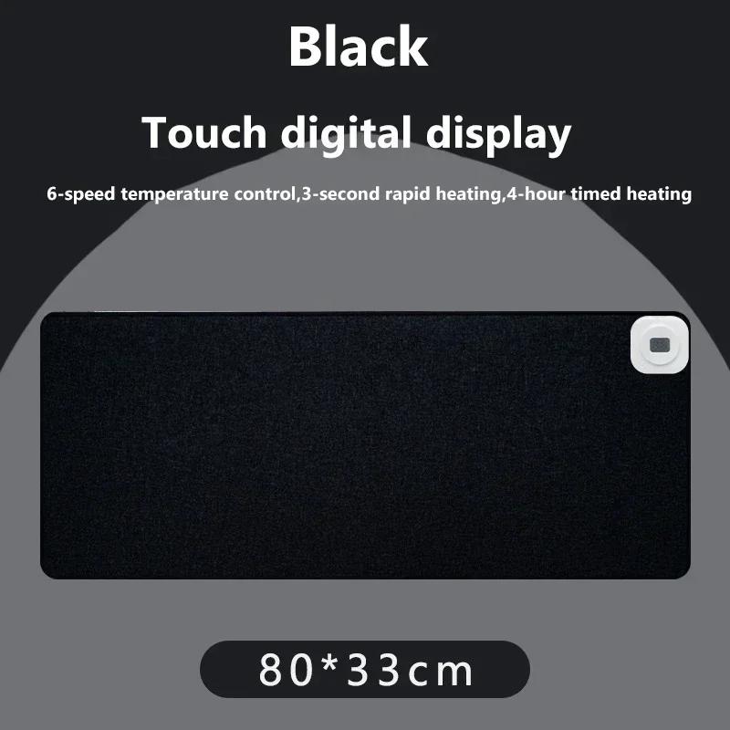 Intelligent Electric Heating Mouse Pad Winter Hand Warmer Computer Desk Heated Mat Office Desk Warming Pad Keyboard Table Mat