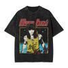 Bons Jovis T Shirts Hip Hop Washed 100% Cotton High Street T-Shirt Rock Music Band Novelty Tops Streetwear Summer Tee Shirt