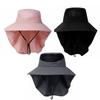 Sun Hats For Men Women Summer Foldable Outdoor Fishing Hat Breathable Wide Brim Bucket Hats With Neck Flap