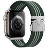 Watch Band for Apple Watch Series 10 9 8 7 SE 6 5 4 3 2 1 42mm 41mm 40mm 38mm 3-Stripe Parachute Buckle Nylon Strap
