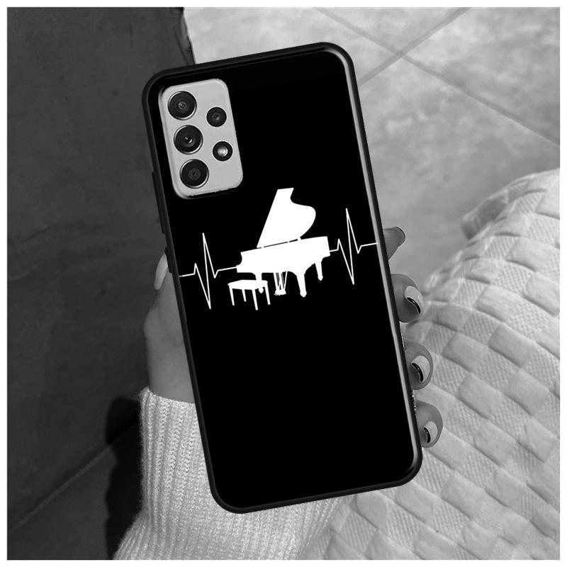 Music Piano Elegant Case For Samsung Galaxy A14 A34 A54 A12 A22 A32 A42 A52 A13 A23 A33 A53 A50 A51 A71 Cover