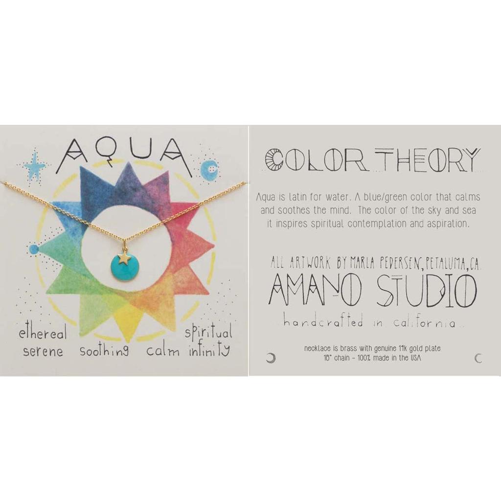 Amano Studio Farbtheorie - Aqua Halskette Schmuck Farbe Aqua Geschenk