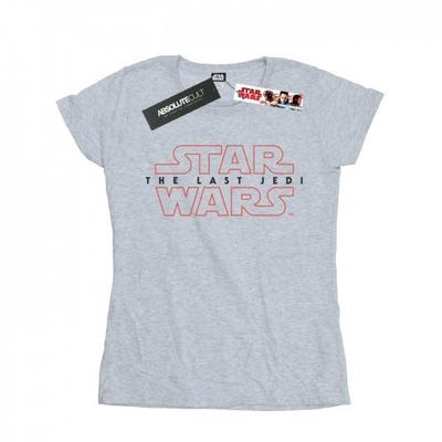 Womens/Ladies The Last Jedi Logo Cotton T-Shirt