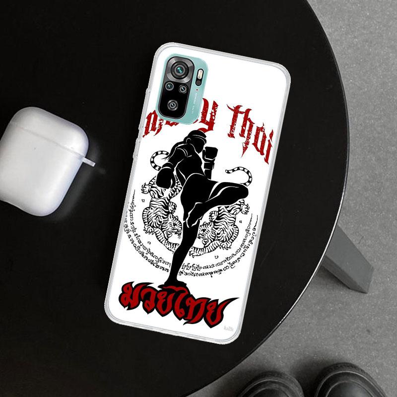 Muay Thai Fight Boxing Phone Case Cover for Xiaomi Redmi Note 15 14 13 12 11 Pro Plus 14S 12S 11S 11T 11E 10S 10 Customized Fund