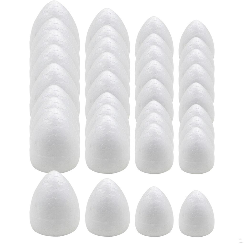 100x Su Damlası Modelleme Pamuklu Çubuklar Köpük Malzemeleri Yaratıcı Düğün Dekorasyonu