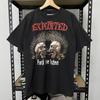 Unisex Shirt Cotton Oversize Large Size The Exploited Band Punk Black