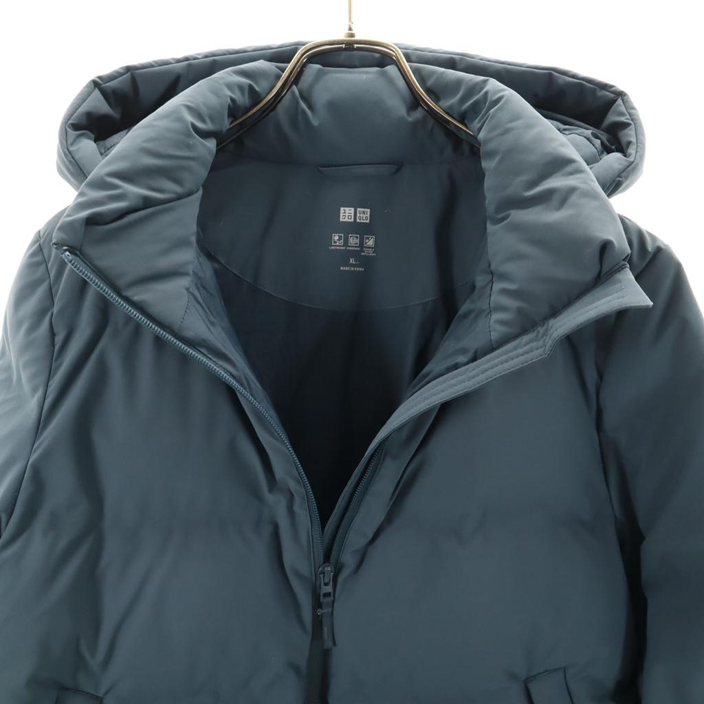 Uniqlo Seamless Down Parka XL Charcoal Gray Women Used